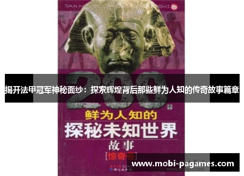 揭开法甲冠军神秘面纱：探索辉煌背后那些鲜为人知的传奇故事篇章
