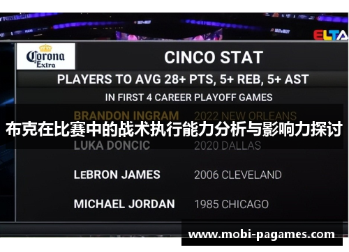 布克在比赛中的战术执行能力分析与影响力探讨
